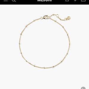 Mejuri Delicate Gold Chain Bracelet